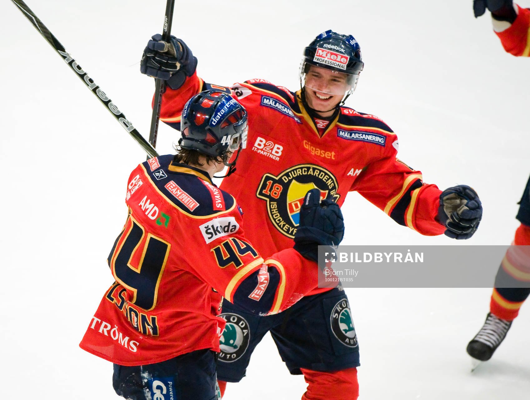 Nicklas Danielsson och Jacob Josefson, Djurgården  (Jubel)