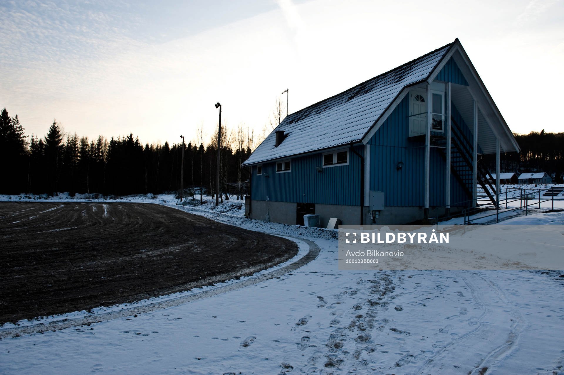 Visseltofta: Grusplan, klubbstugan
