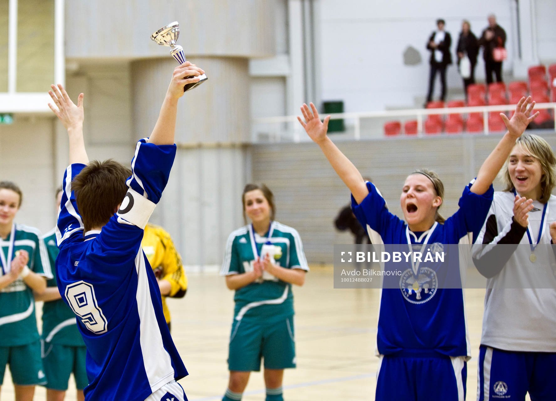 Bjärnum - Åhus: Sofie Jönsson, Sofie Rilöv, jubel,
