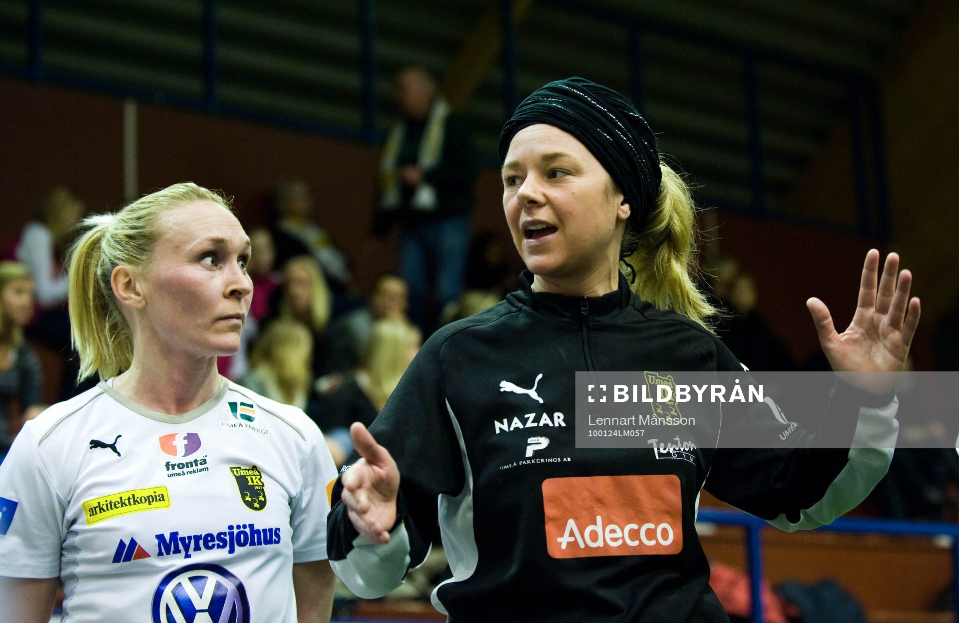 Tina Nordlund, assisterande tränare Umeå, och Frida