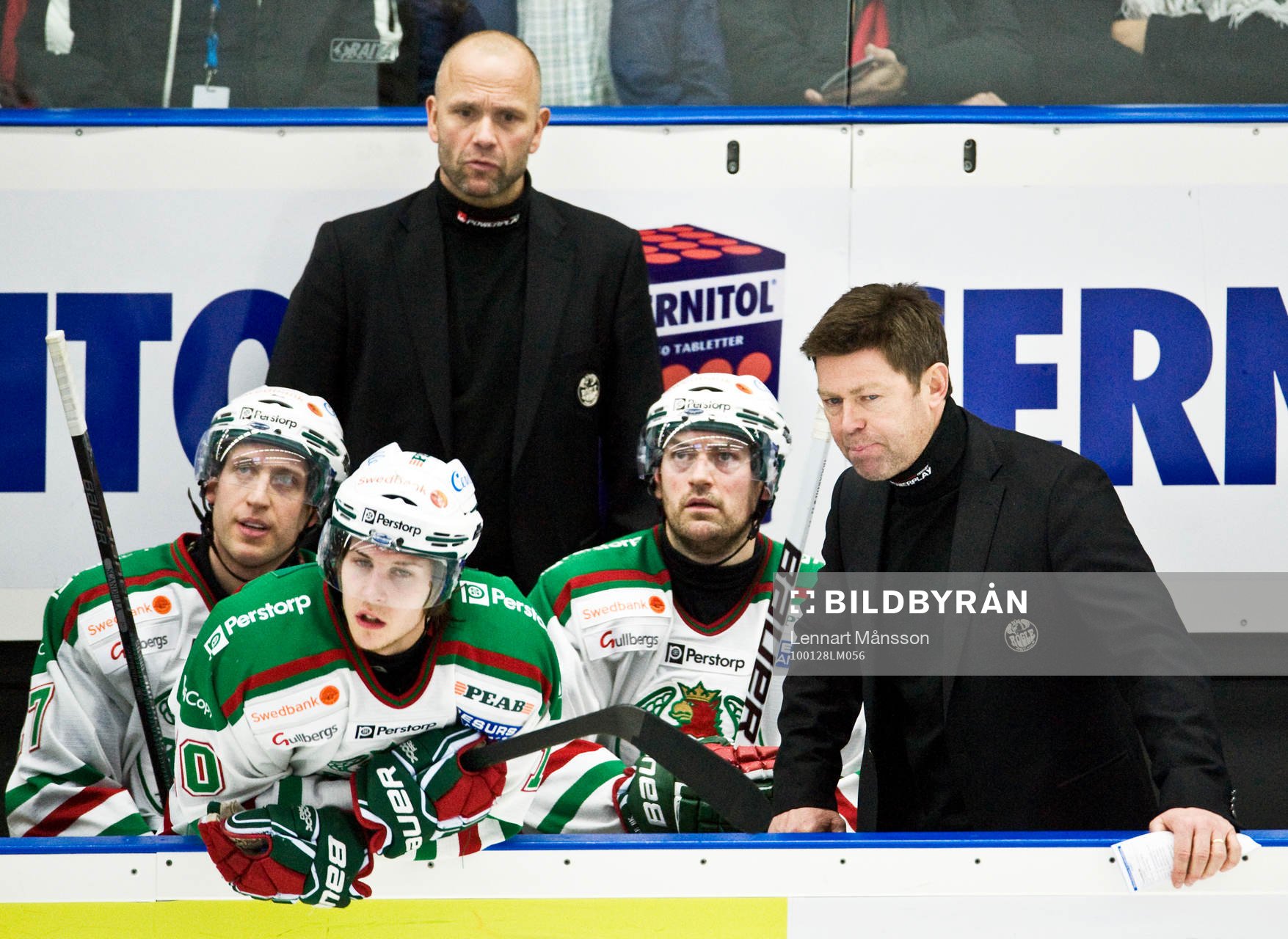 Tommy Sjödin, assisterande tränare och Gunnar Persson,