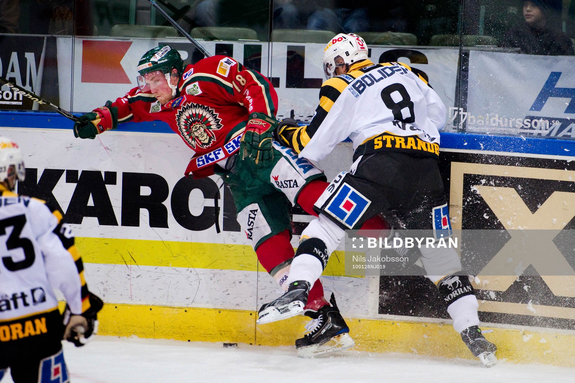 Joakim Andersson, Frölunda och Niklas Strandberg,