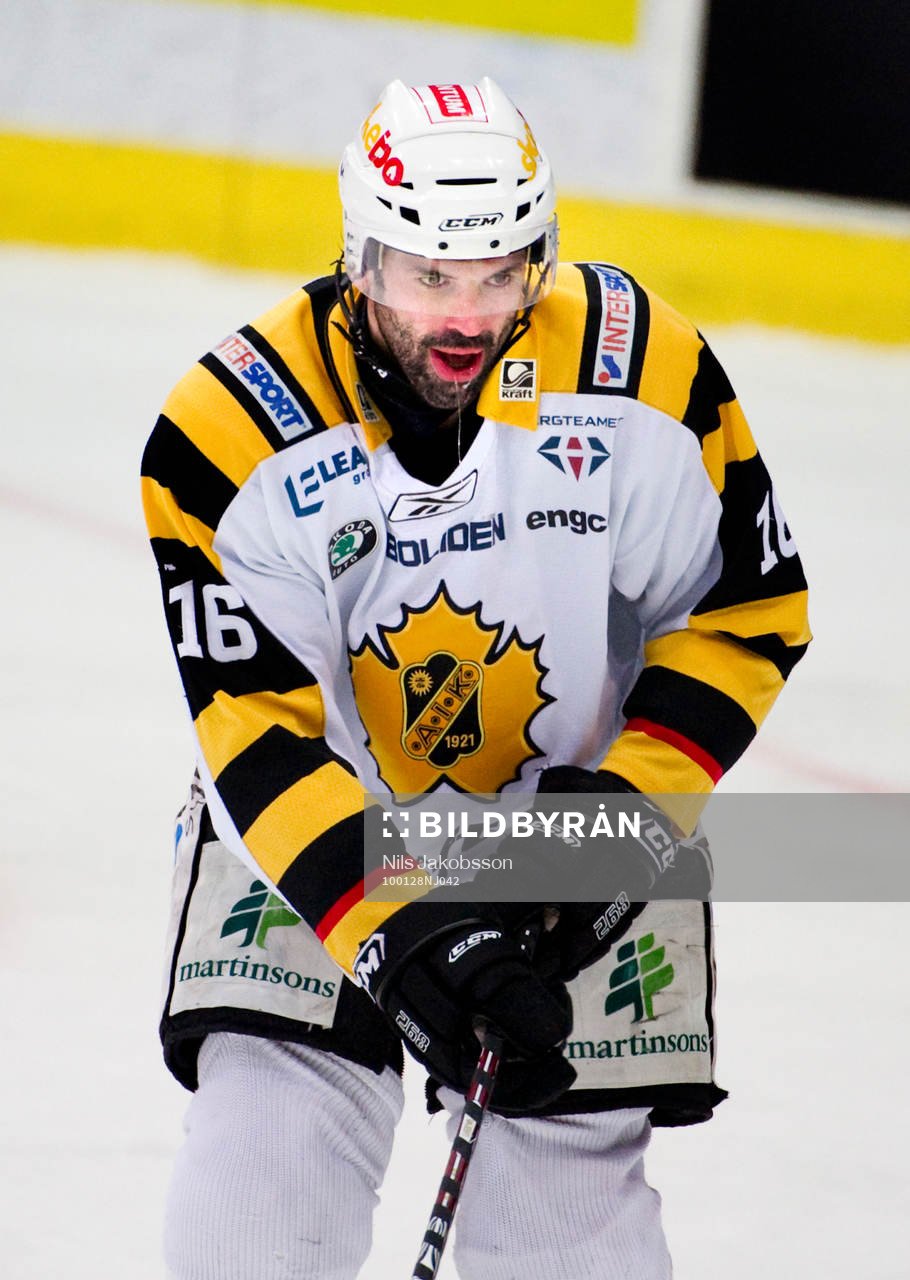 Ivan Majesky, Skellefteå, dreglar saliv