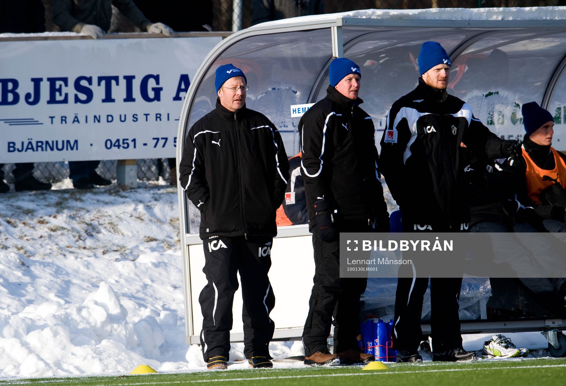 Lars Jacobsson, tränare, Anders Smith, Lagledare och