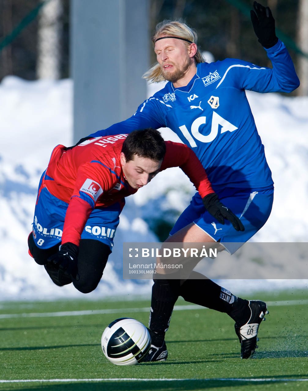 Per Johansson, Halmstad och Ardian Gashi, Helsingborg