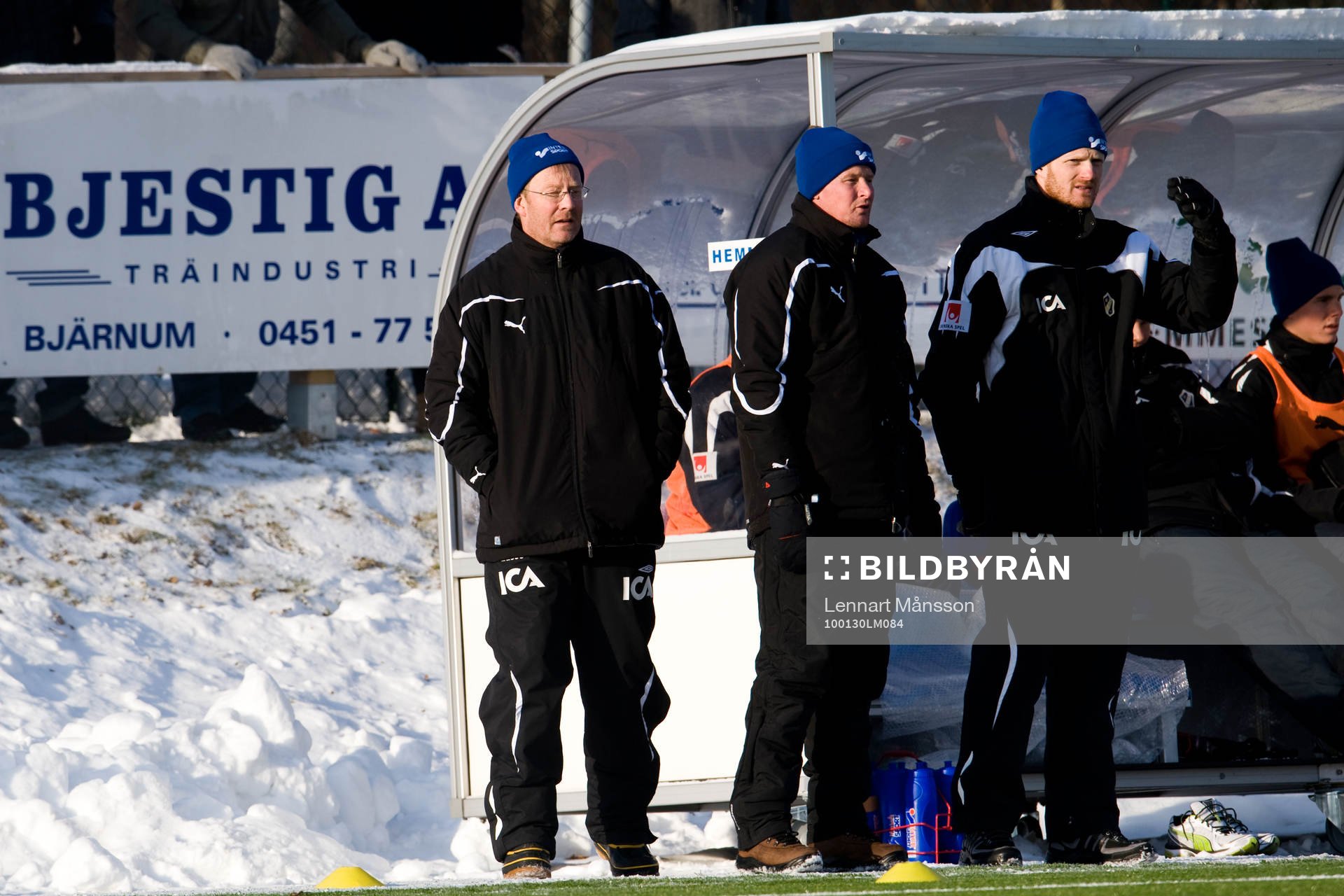 Lars Jacobsson, tränare, Anders Smith, Lagledare och