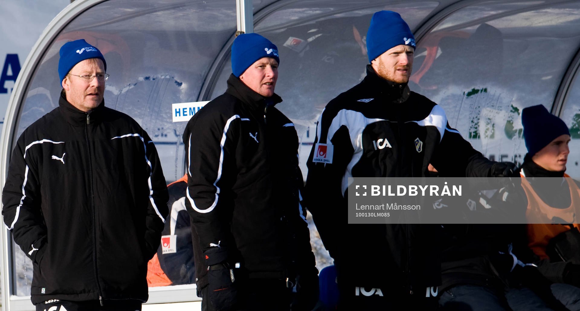 Lars Jacobsson, tränare, Anders Smith, Lagledare och
