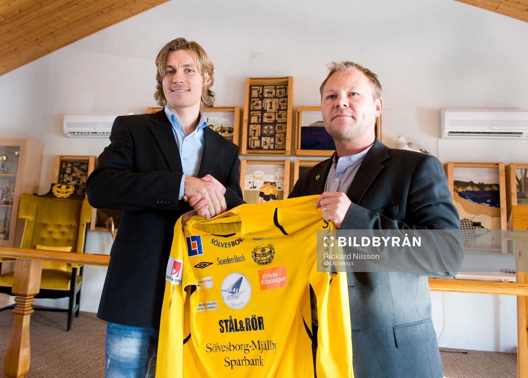 Tobias Grahn. och Thomas Borstam, sportchef