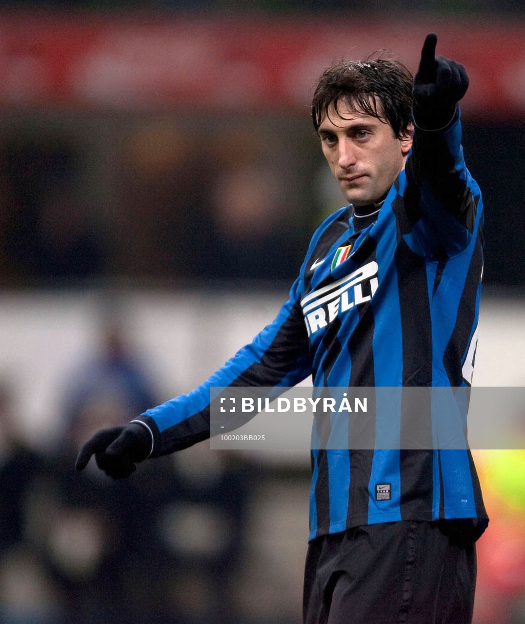  Milito, Inter, glädje.
