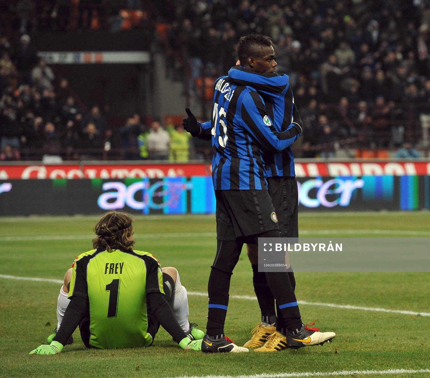  Milito, Inter, glädje.