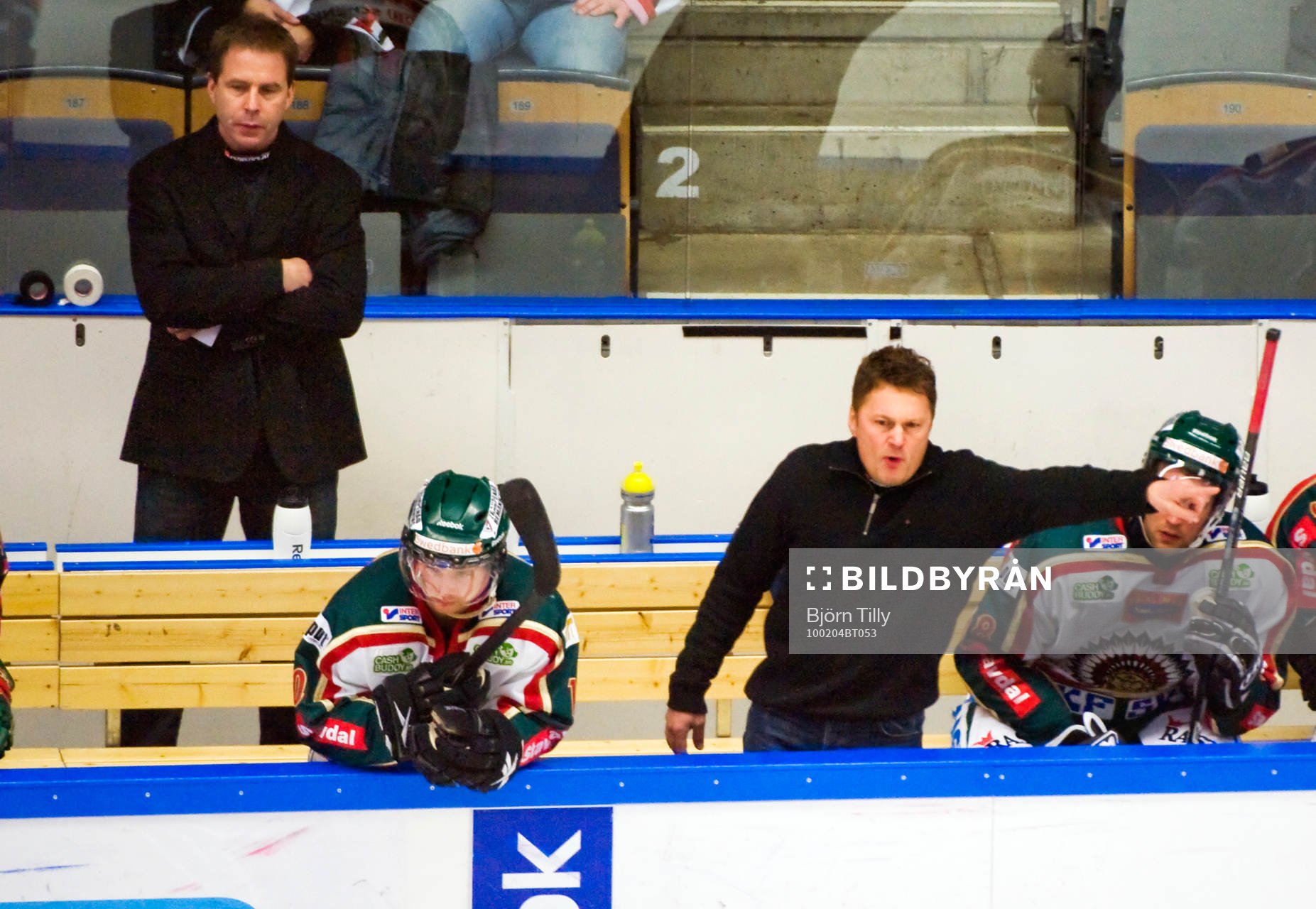 Ulf Dahlén och Stephan Lundh, tränare, Frölunda