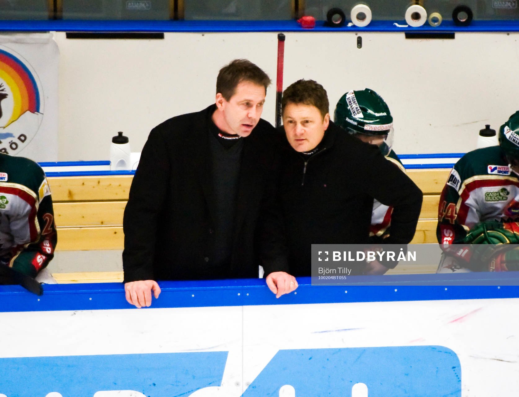 Ulf Dahlén och Stephan Lundh, tränare i Frölunda