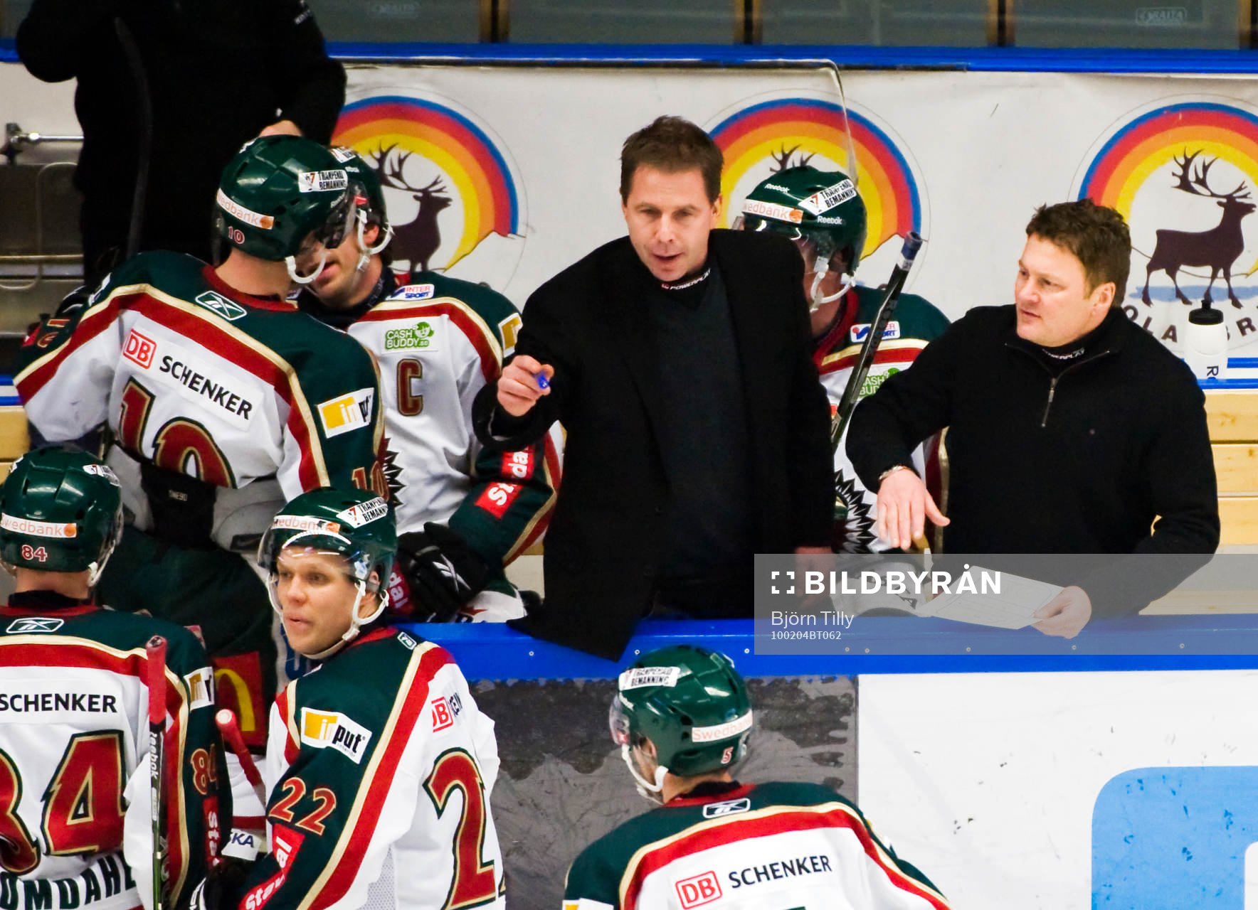 Ulf Dahlén och Stephan Lundh, tränare i Frölunda