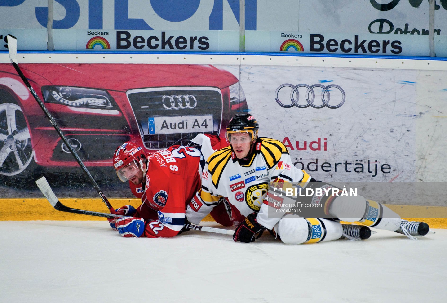 Stefan Bemström, Södertälje, och Magnus Kahnberg, Brynäs