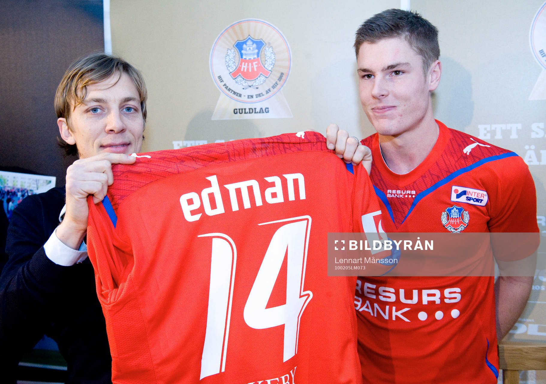 Erik Edman och Marcus Bergholtz, Helsingborg