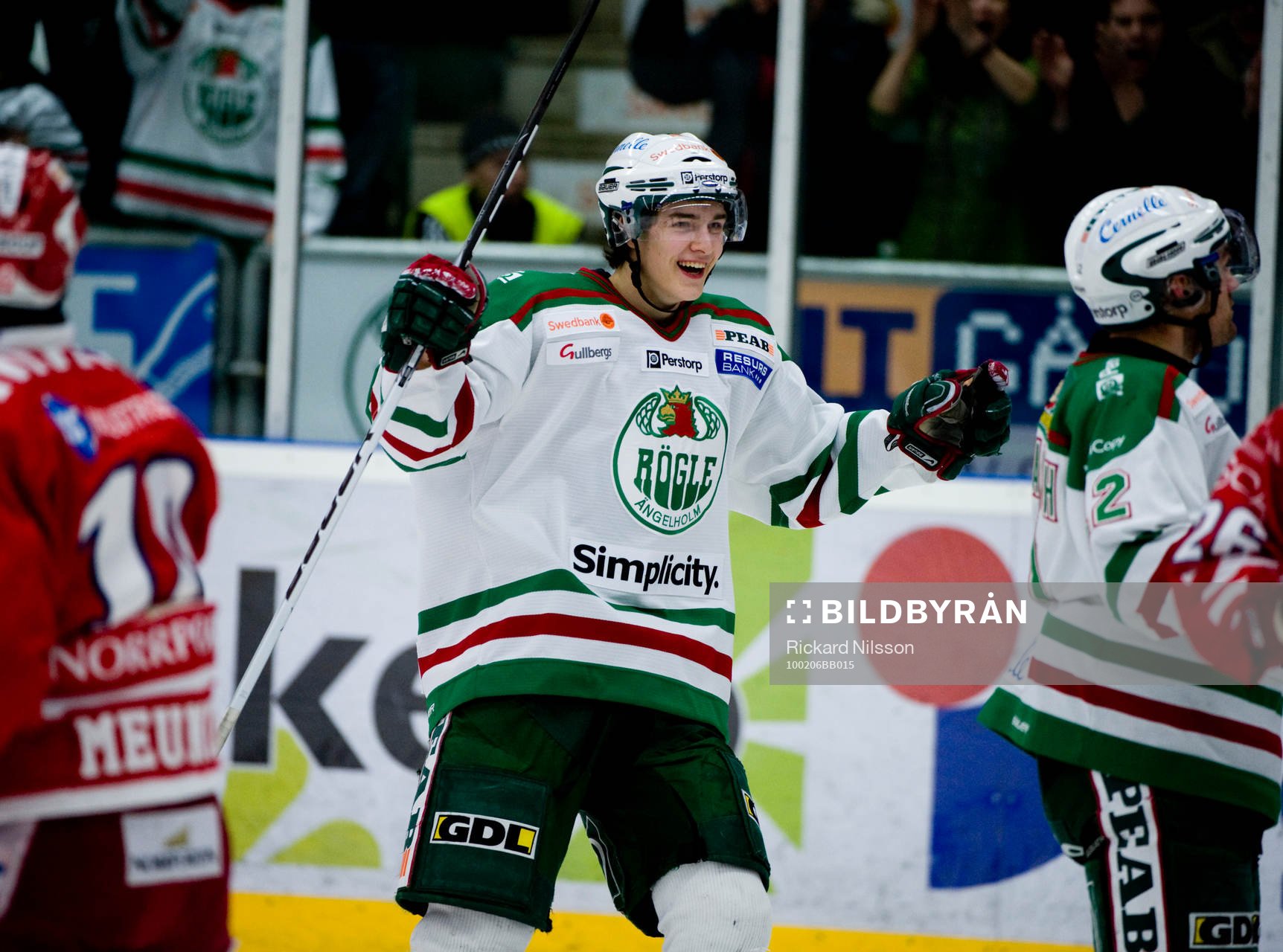 Dennis Everberg, Rögle, jubel