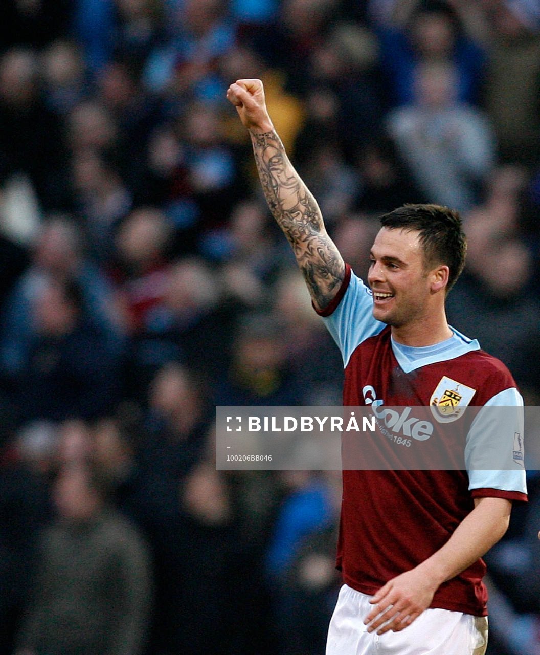  Danny Fox, Burnley. (Jubel)