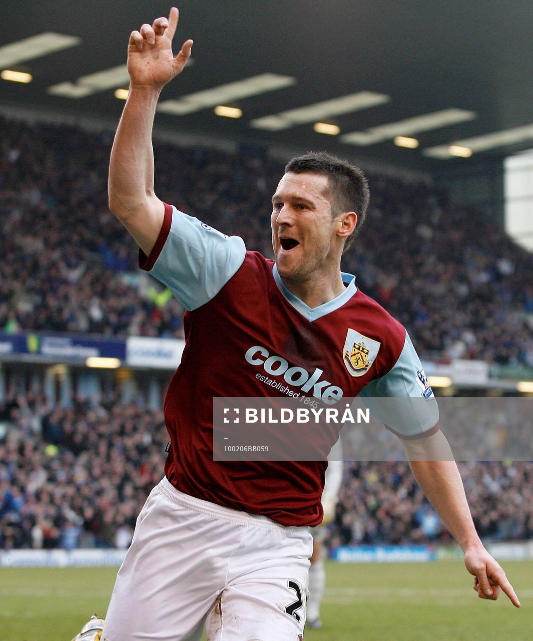  David Nugent, Burnley. (Jubel)