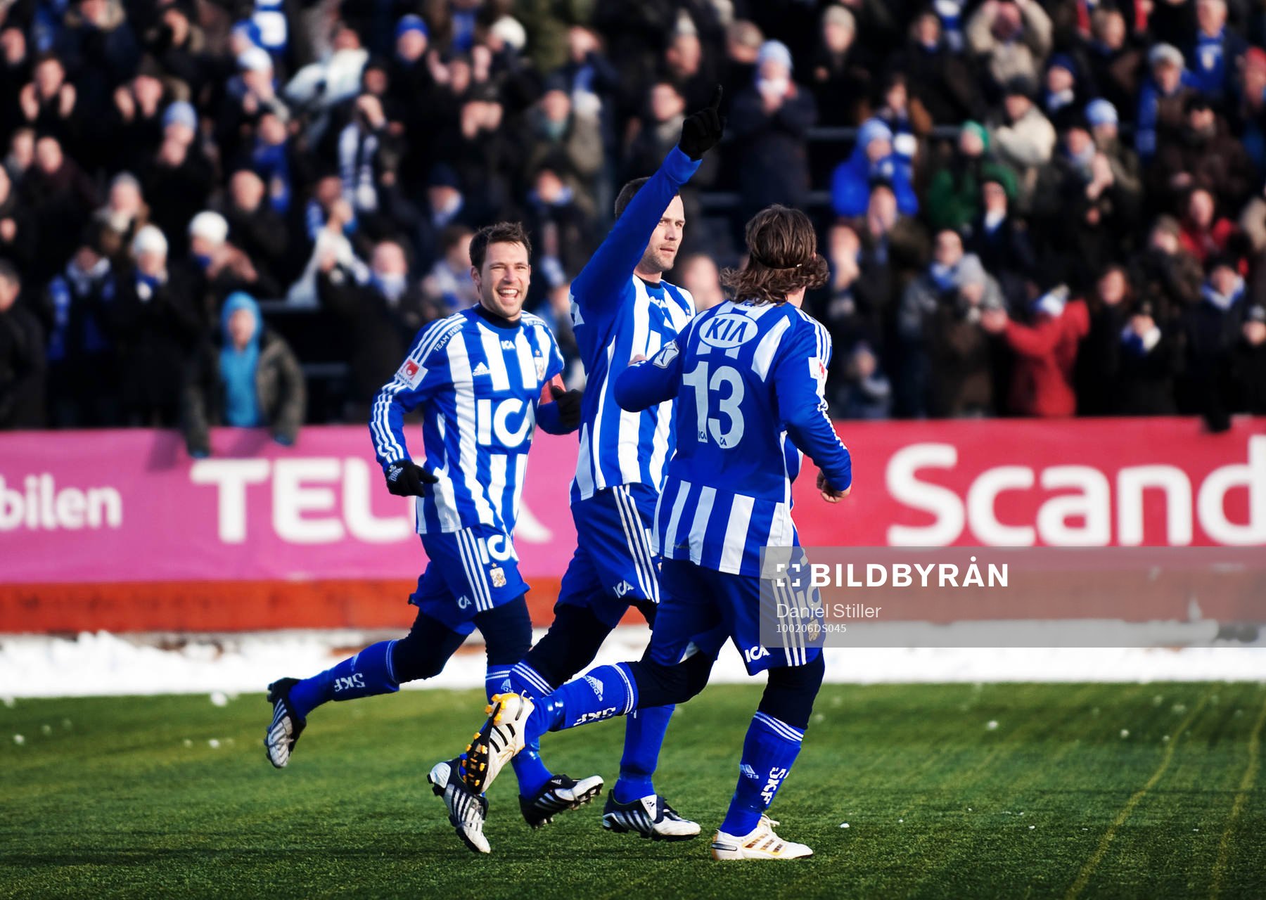 Hjalmar Jonsson, IFK Göteborg. Jubel