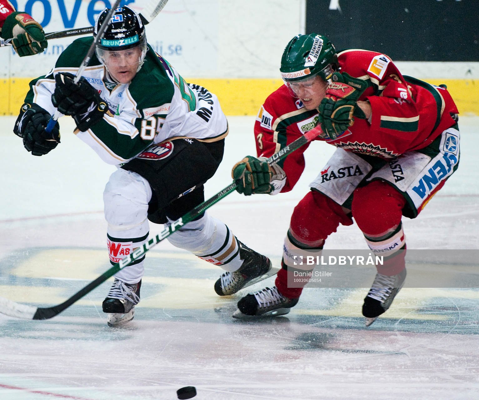 Mikael Johansson, Färjestad och Philip Larsen, Frölunda