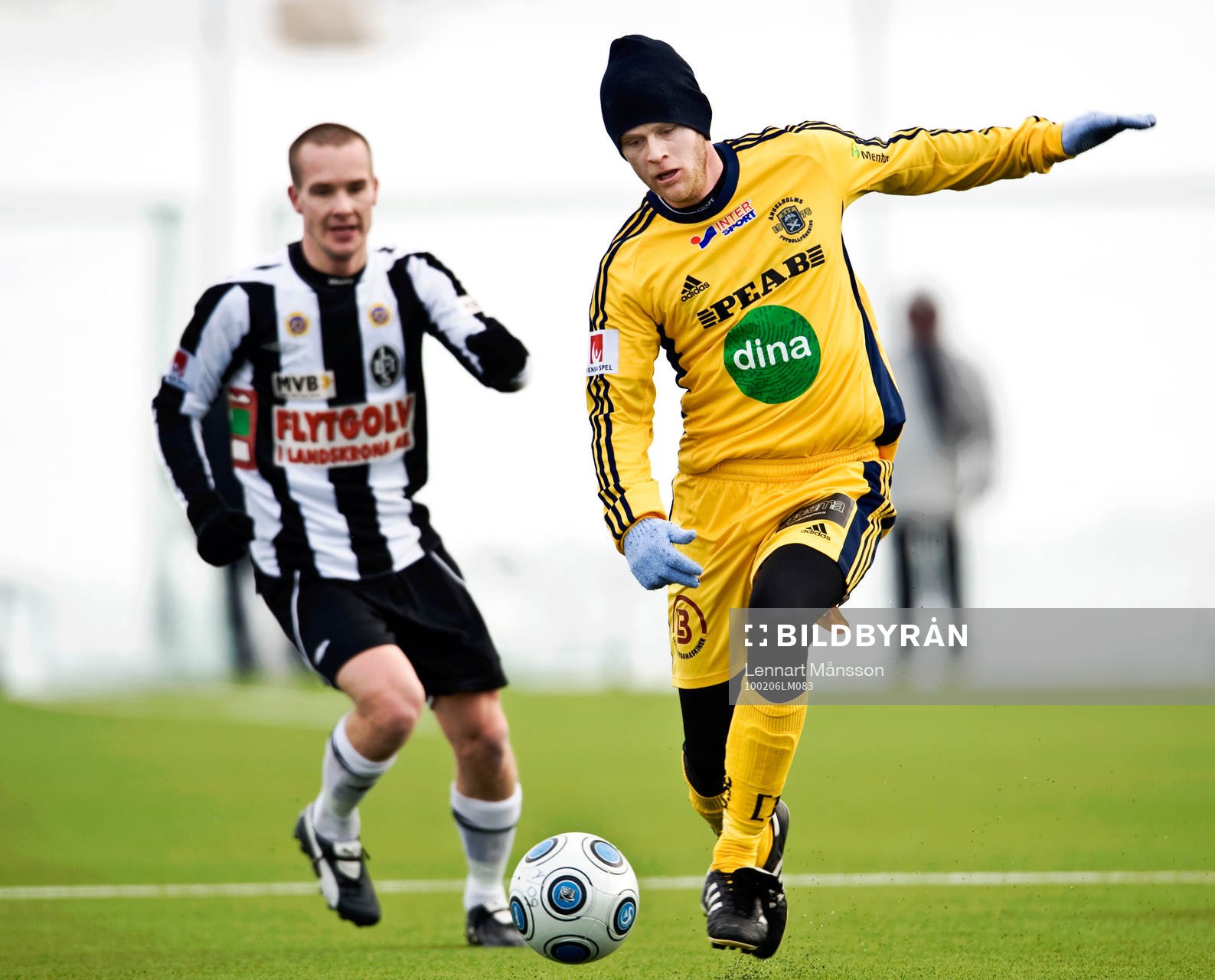 Fotboll, träningsmatch, Ängelholm - Landskrona