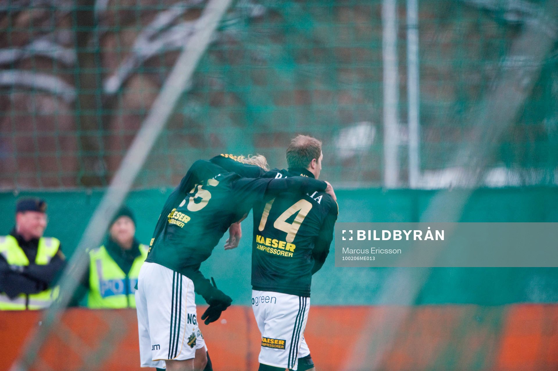 Fotboll, jubel AIK