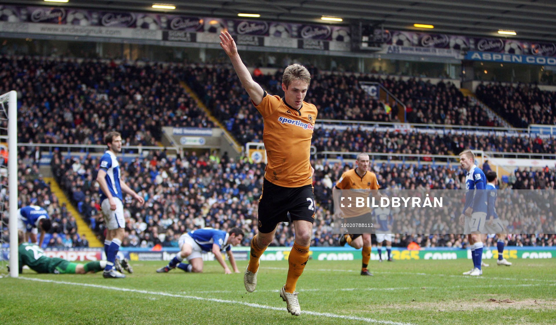  Kevin Doyle, Wolverhampton, glädje, jubel.