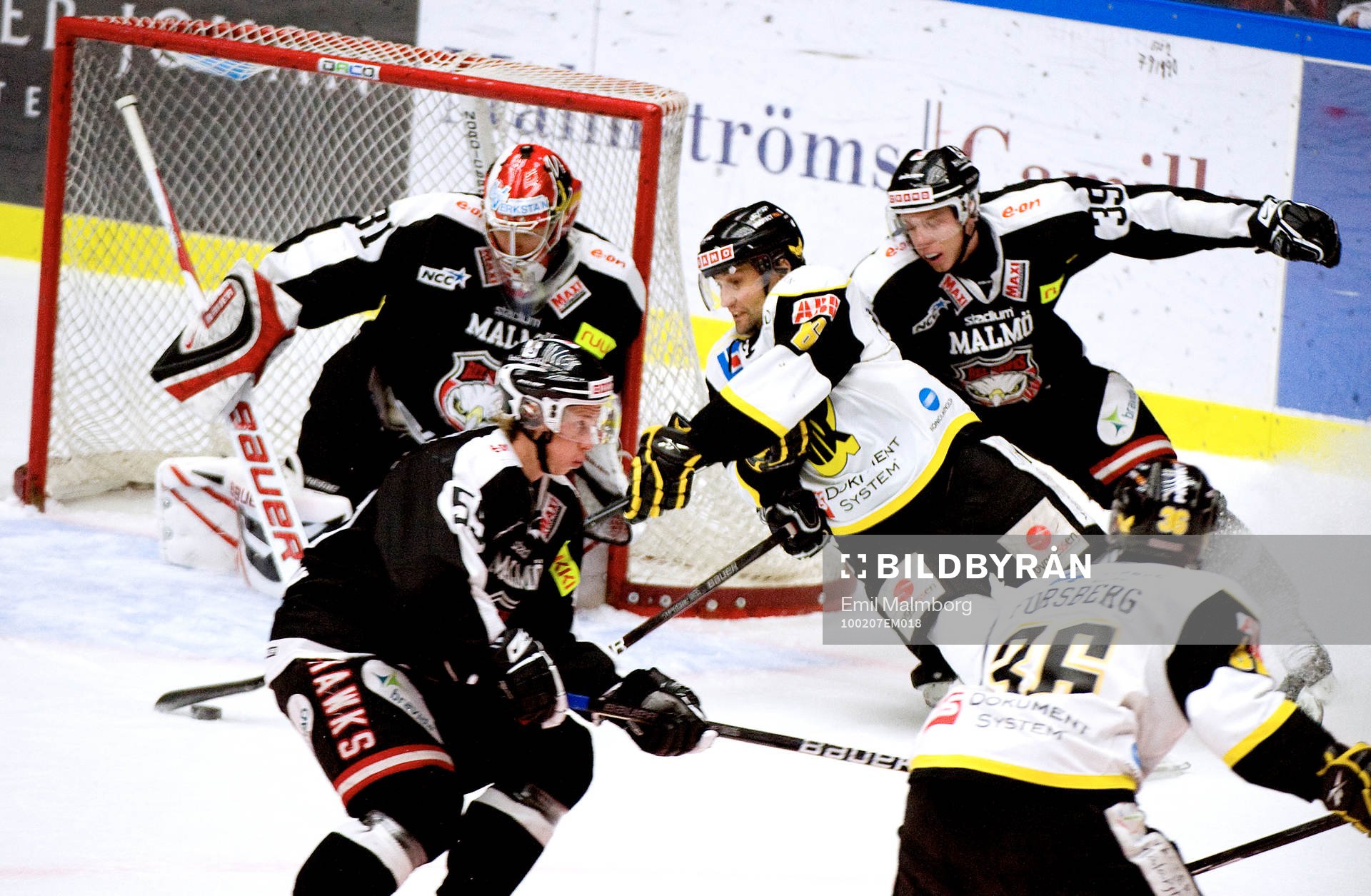 Markus Svensson, målvakt, Malmö och Stefan Hellkvist,