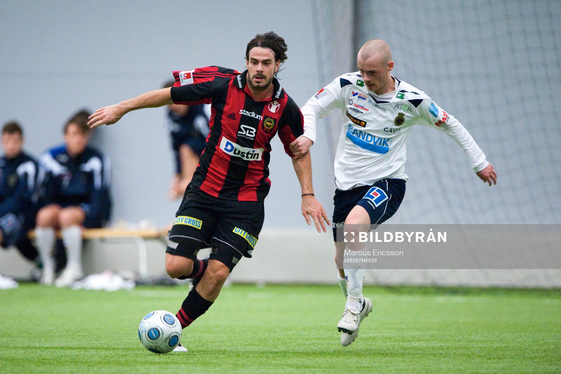 Andreas Eriksson, Brommapojkarna och Öyvind Gram, Gefle