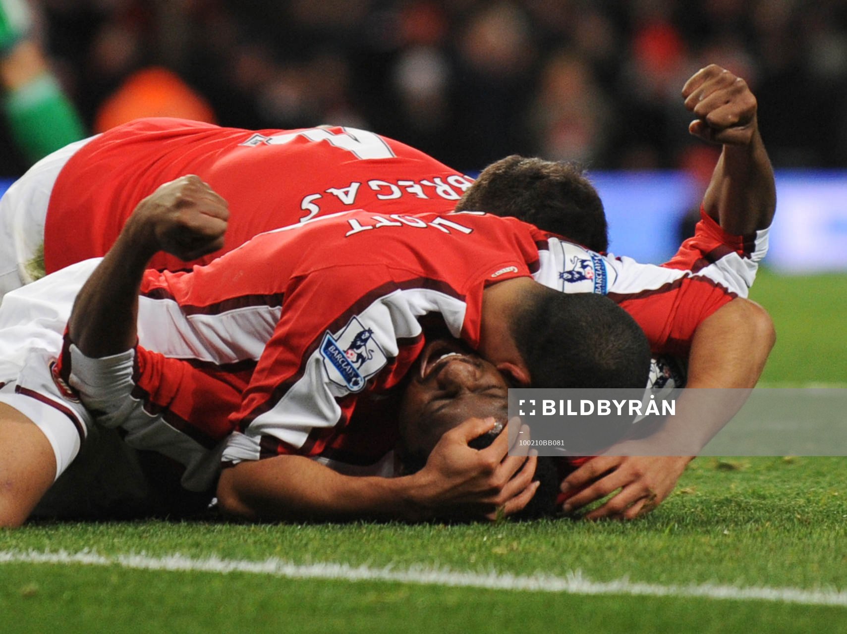 Abou Diaby, glädje, jubel