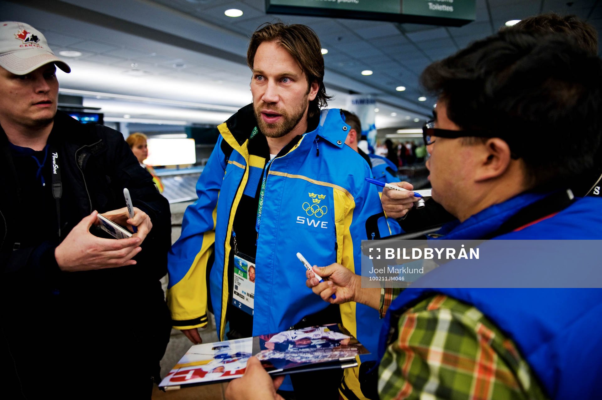 Peter Forsberg, autografjägare, autograf
