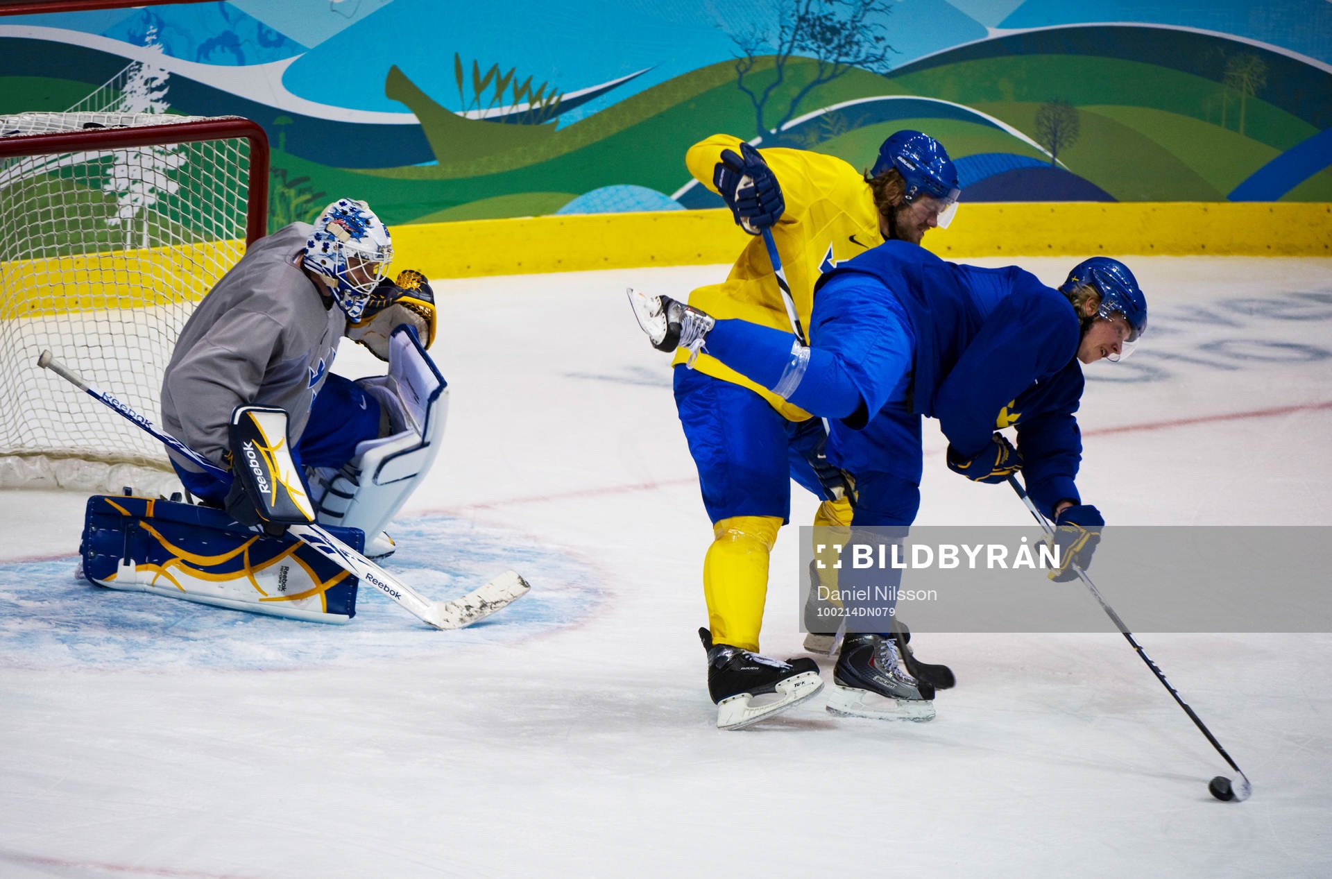 Jonas Gustavsson, målvakt, Douglas Murray och Nicklas