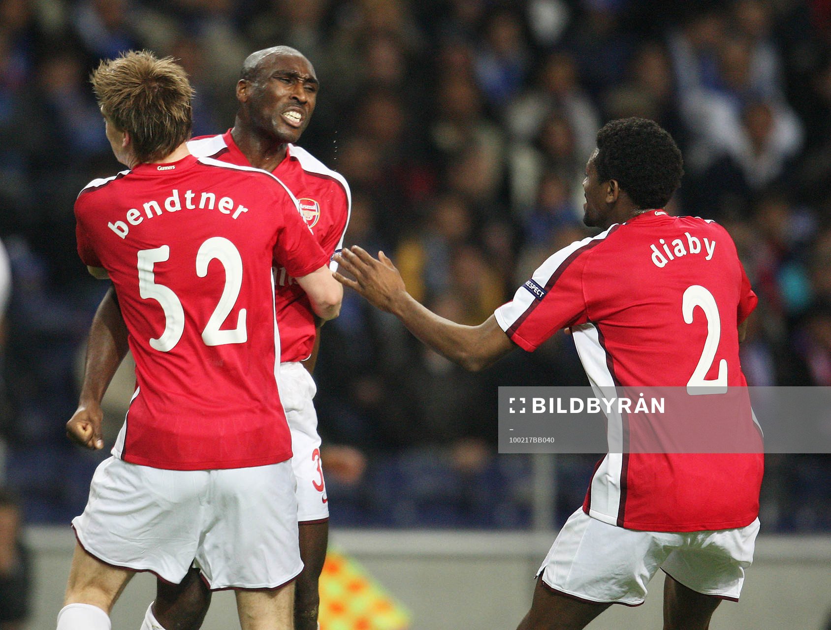 Sol Campbell, Arsenal. Jubel