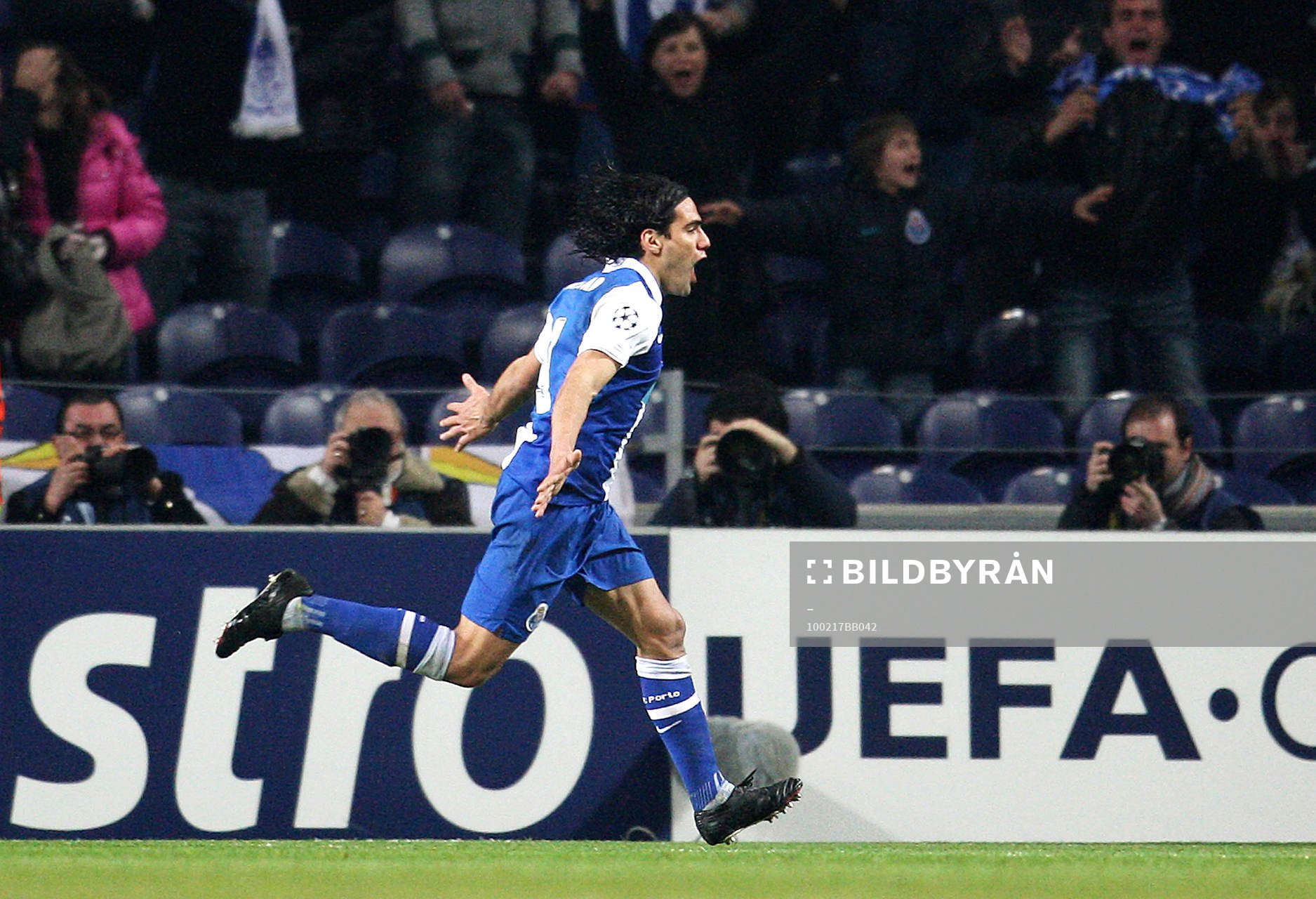 Radamel Falcao, Porto. Jubel