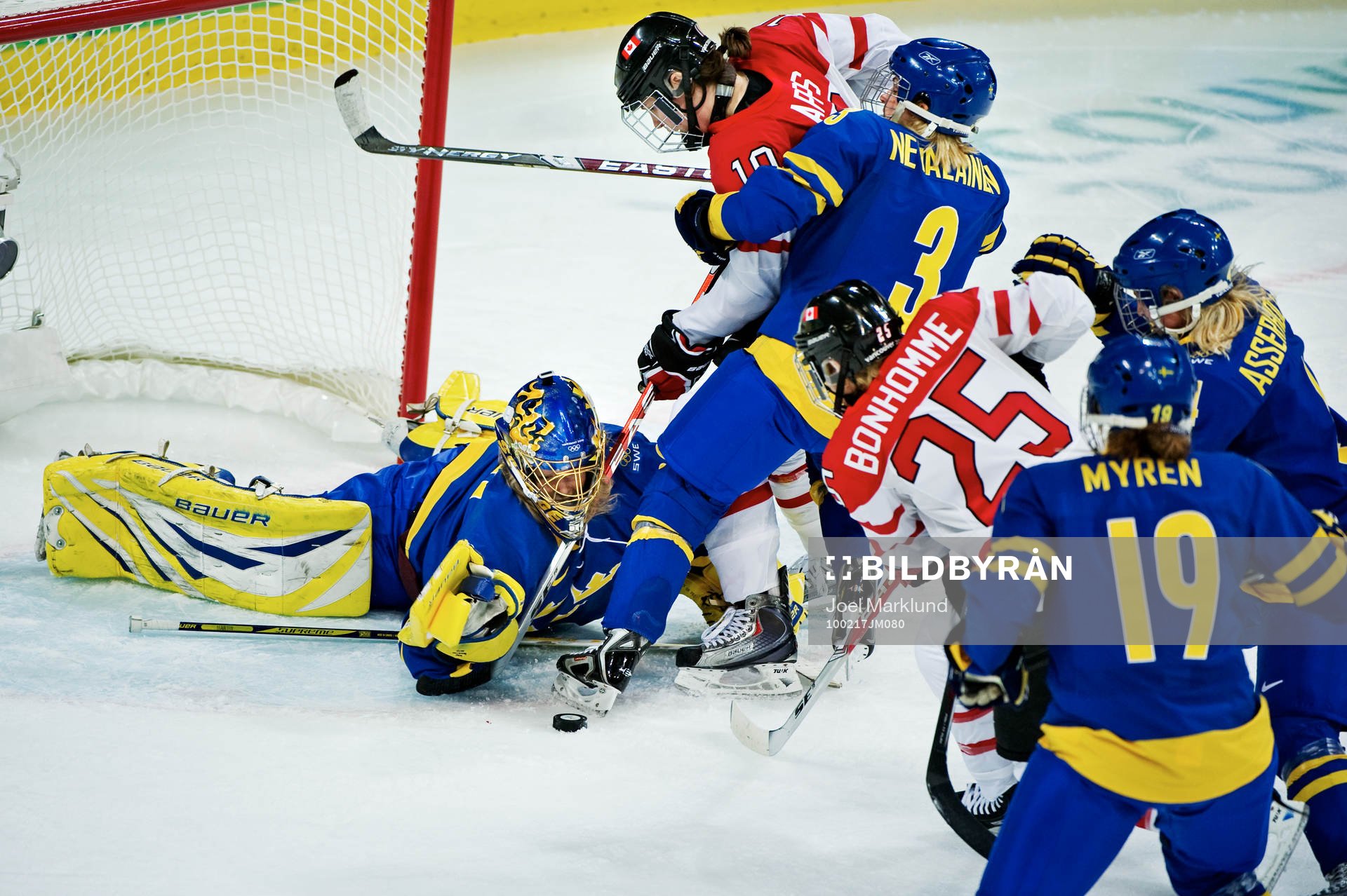 Gillian Apps och Tessa Bonhomme, Kanada, och Kim Martin,