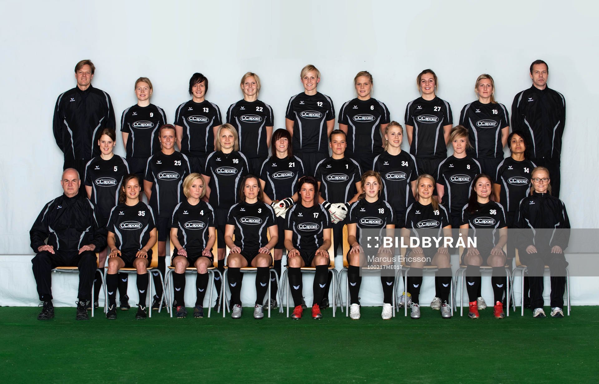 Fotboll, Dam, Damallsvenskan, Jitex, Lagbild