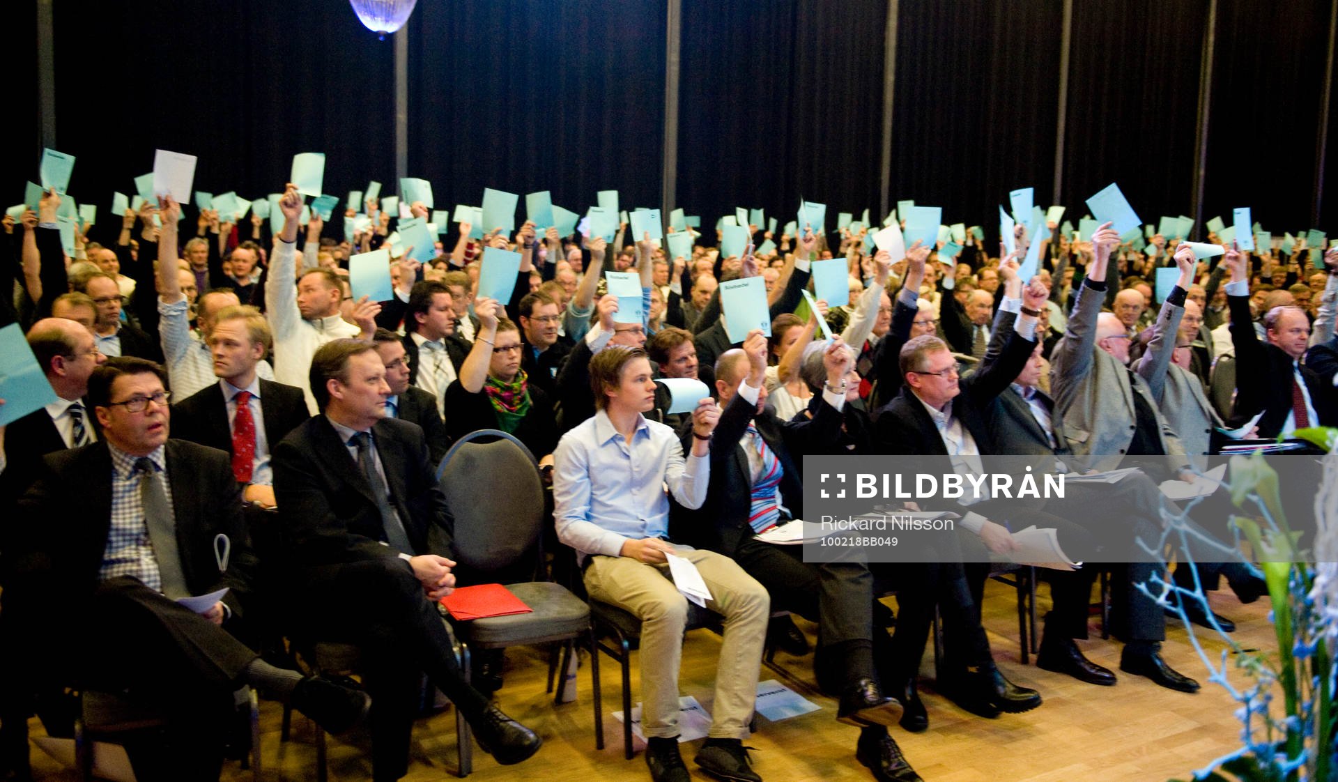 Det blev votering vid val av styrelsen