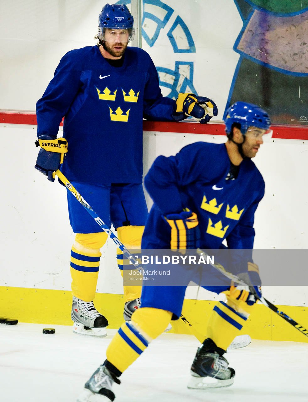 Peter Forsberg och Johnny Oduya
