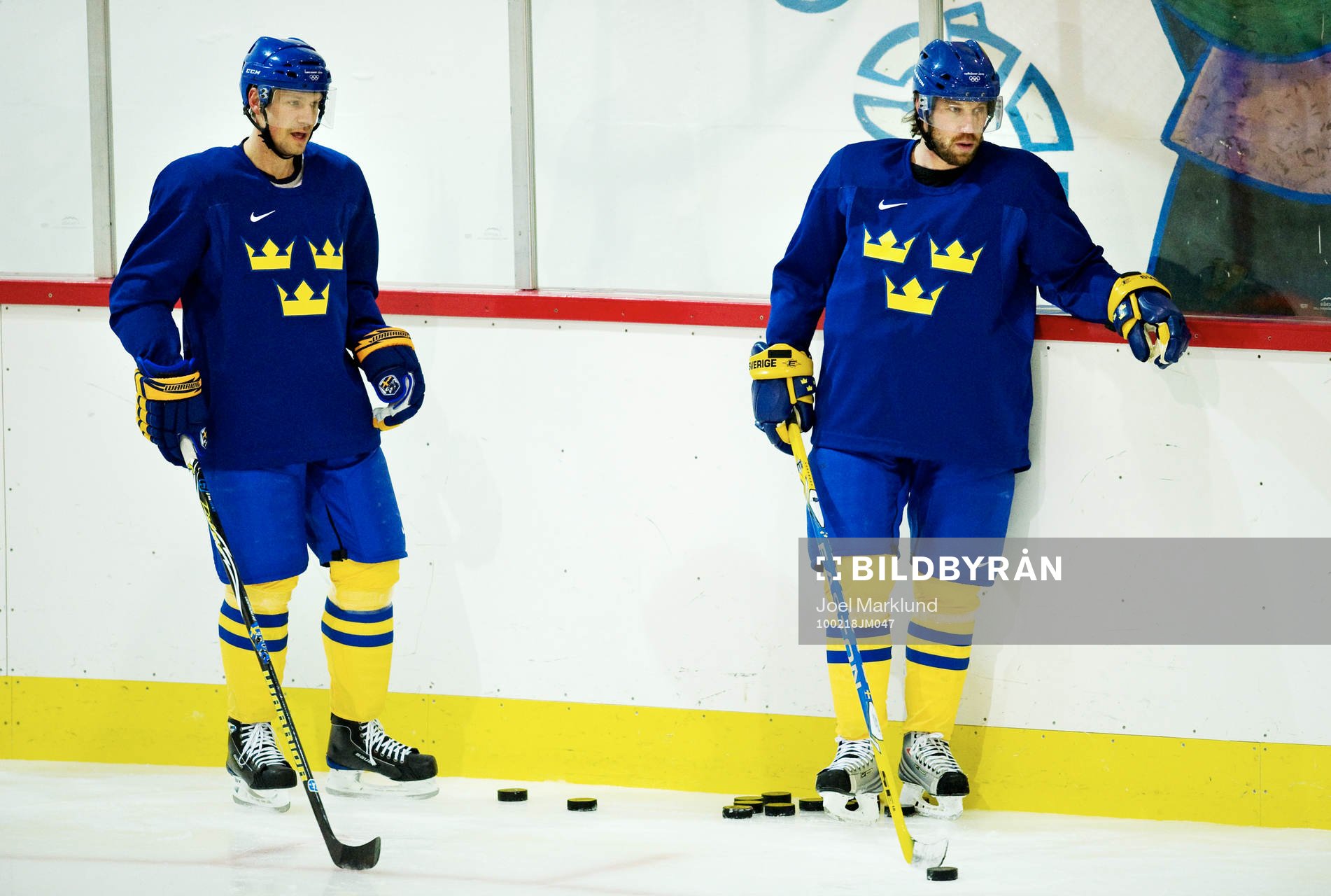 Nicklas Lidström och Peter Forsberg
