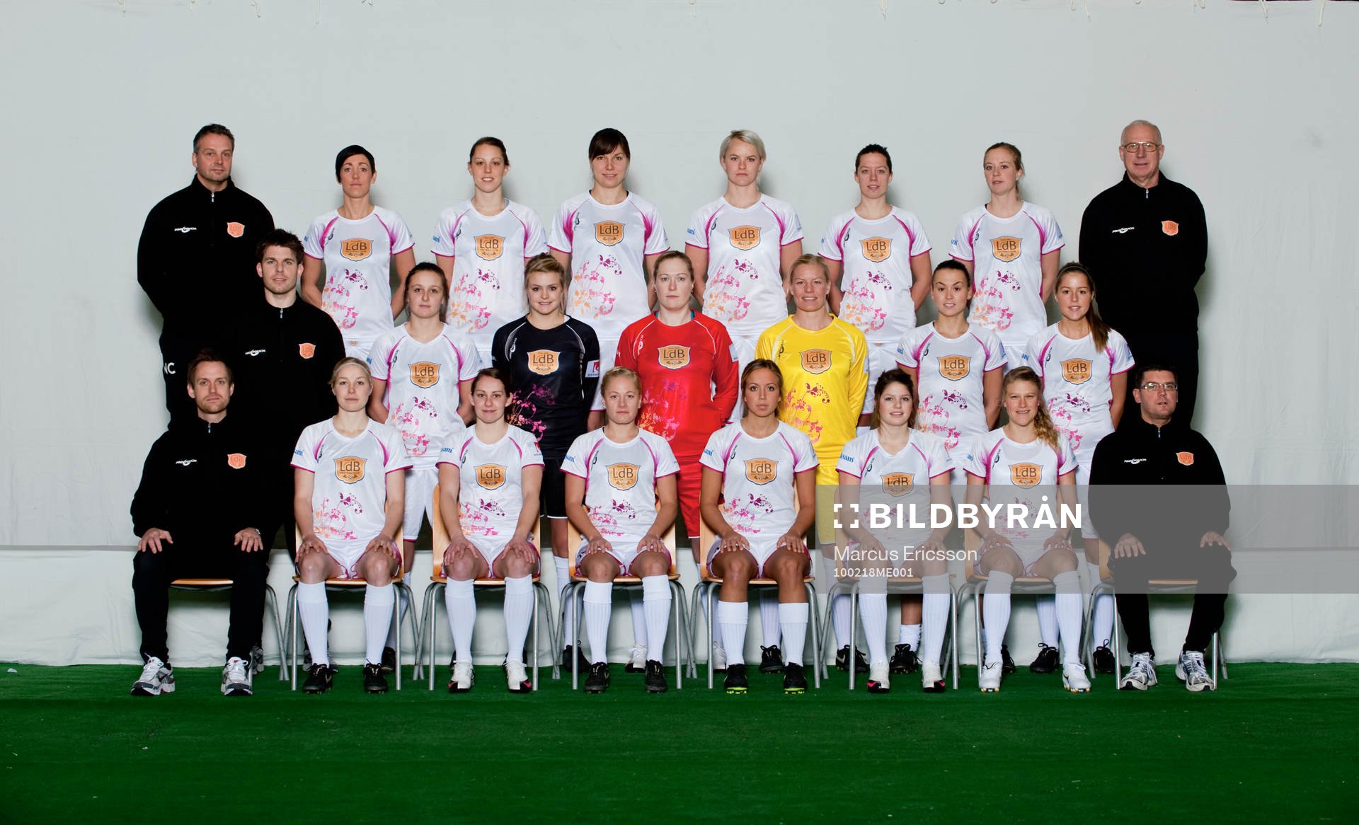 Fotboll, Dam, Damallsvenskan, Ldb / Malmö, Lagbild