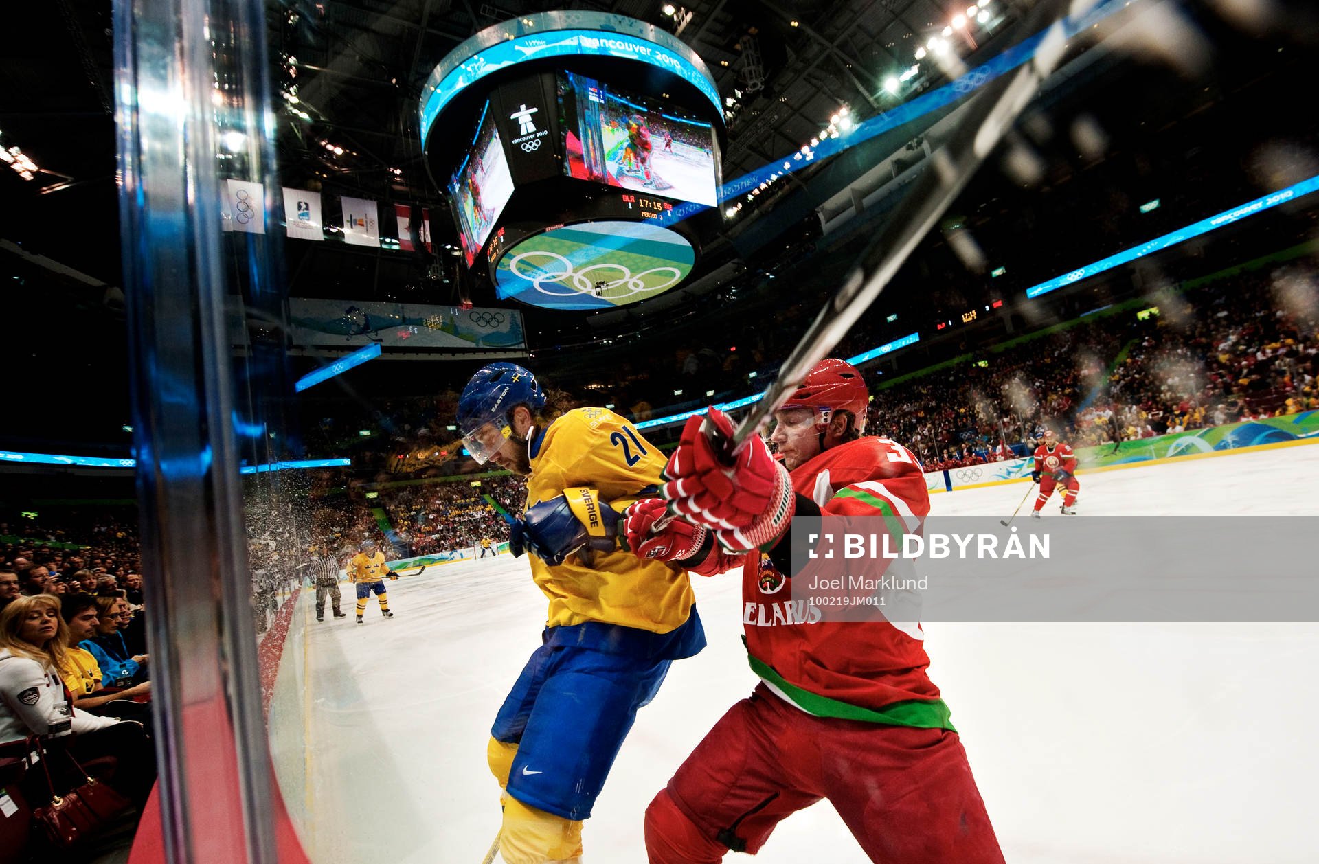 Andrei Karev, Vitryssland, och Peter Forsberg, Sverige.