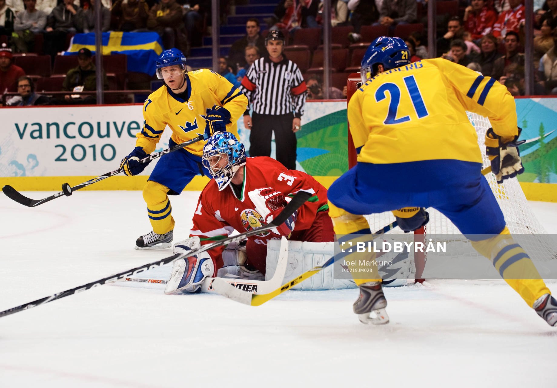 Patric Hörnqvist och Peter Forsberg, Sverige, oroar