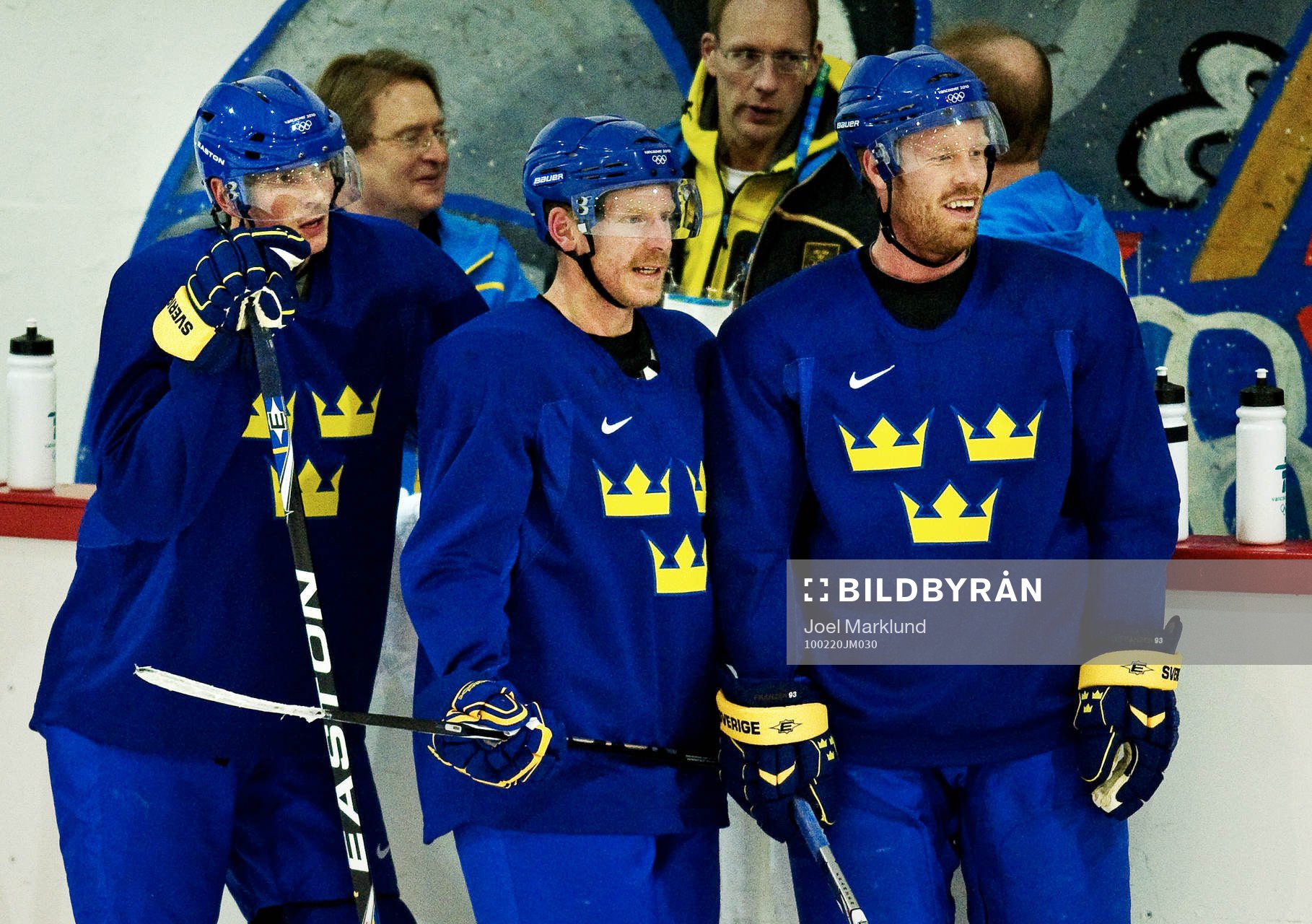 Loui Eriksson, Daniel Alfredsson och Johan Franzén