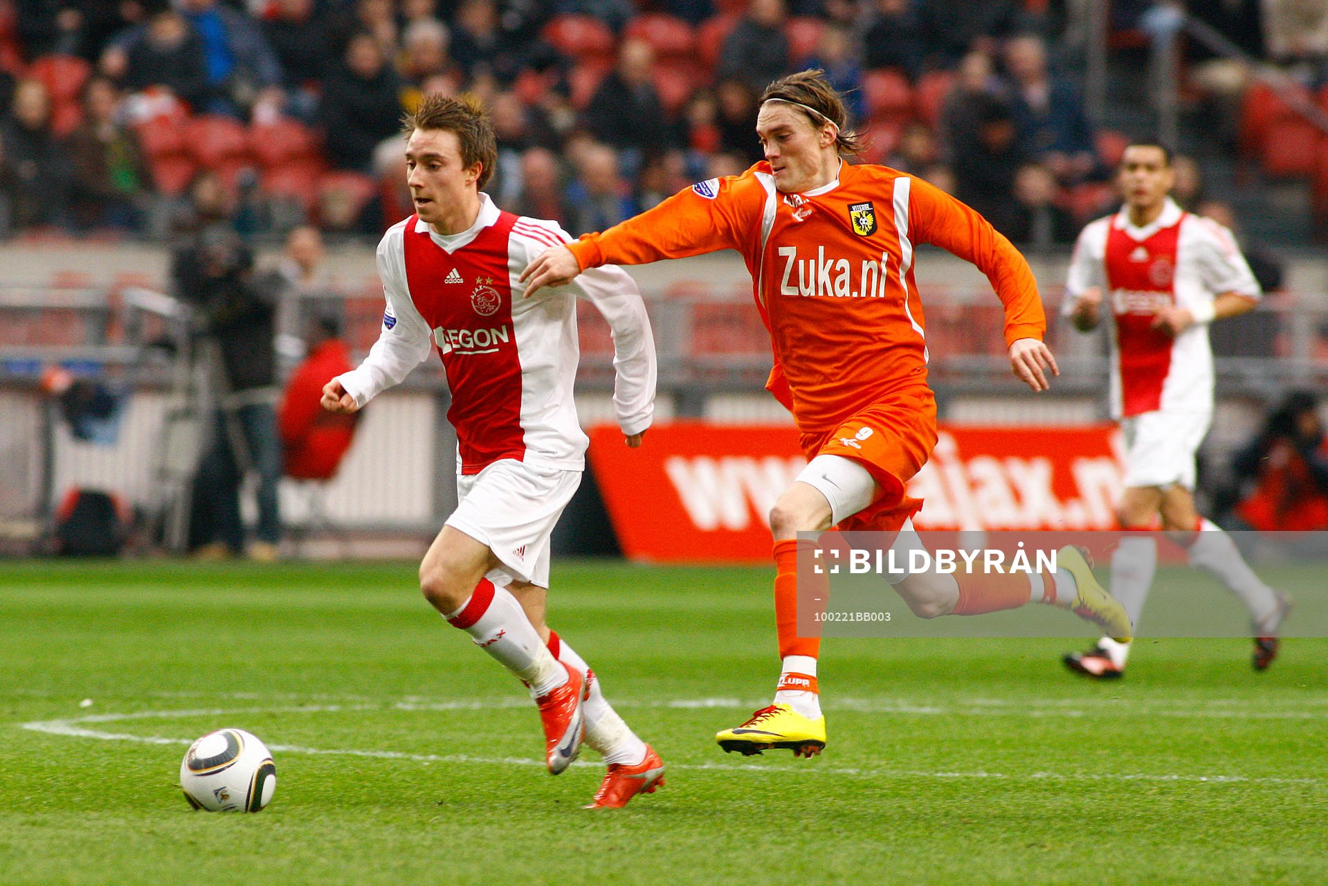 Christian Eriksen, Ajax och Lasse Nilsson, Vitesse