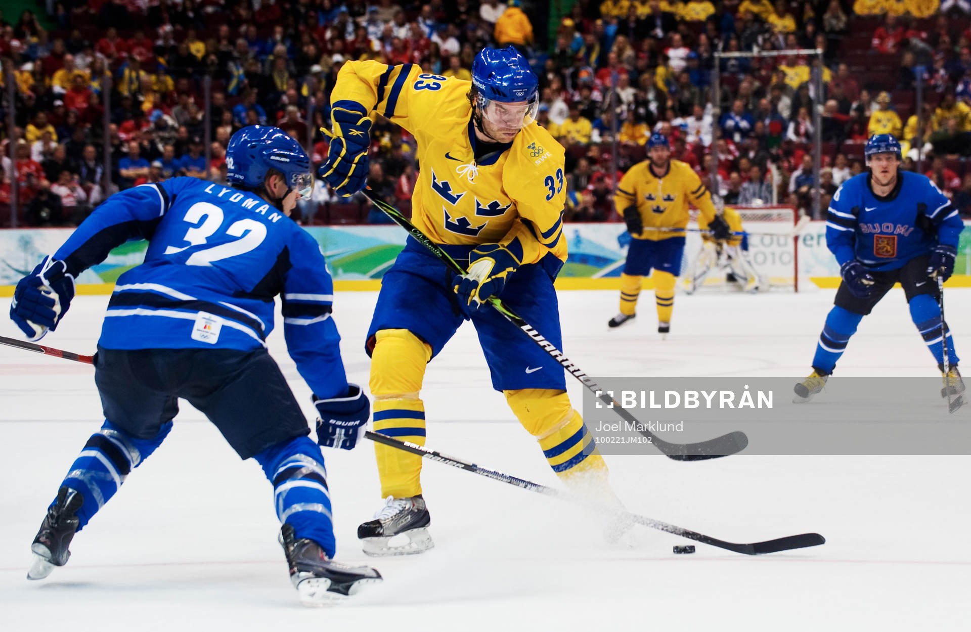 Fredrik Modin, Sverige, och Toni Lydman, Finland
