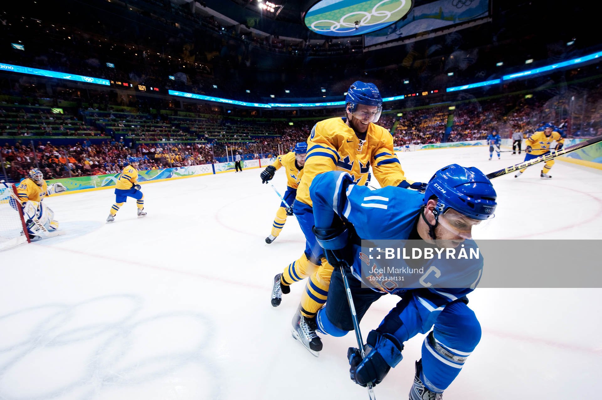 Henrik Tallinder, Sverige, och Saku Koivu, Finland
