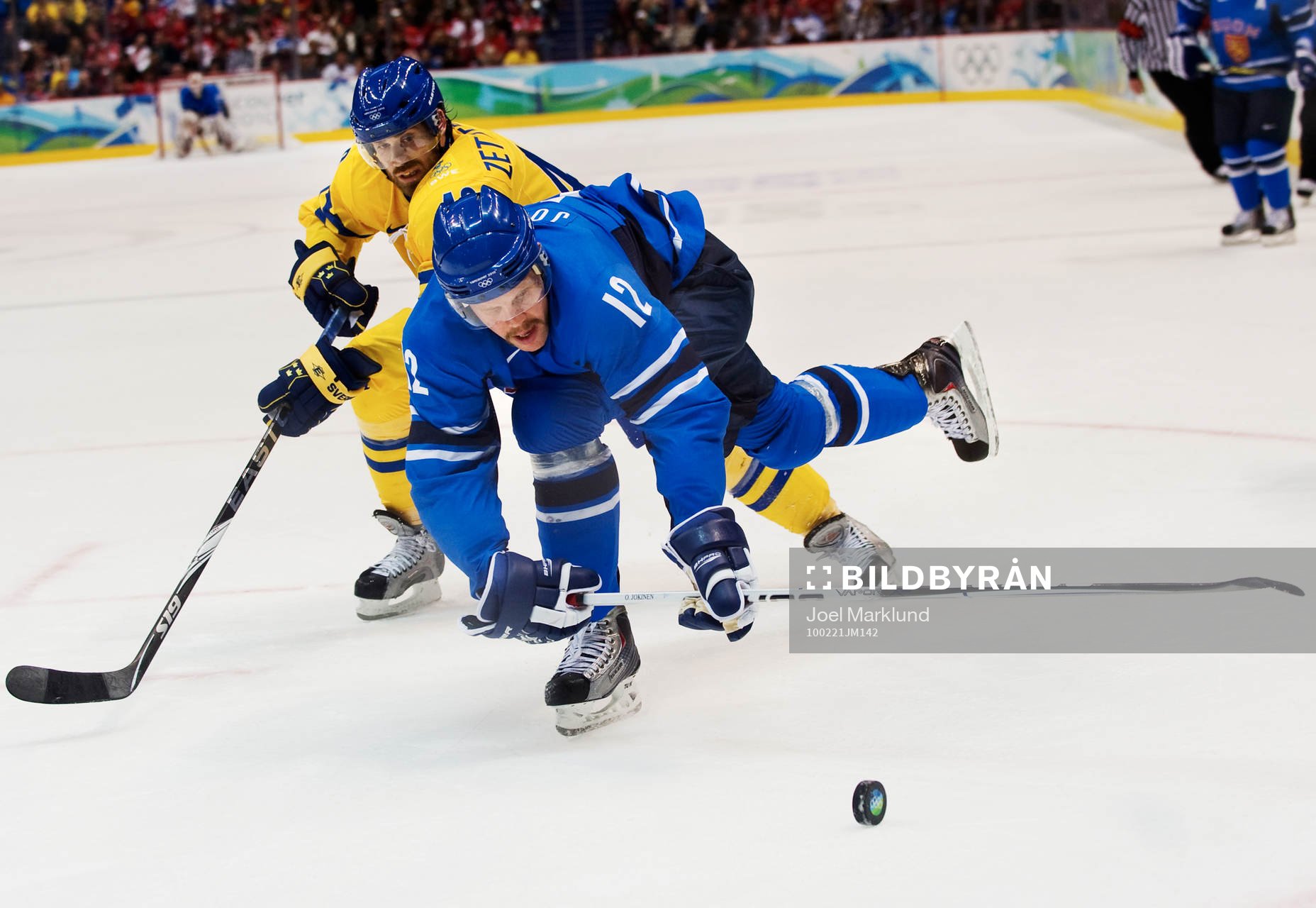 Henrik Zetterberg, Sverige, och Olli Jokinen, Finland