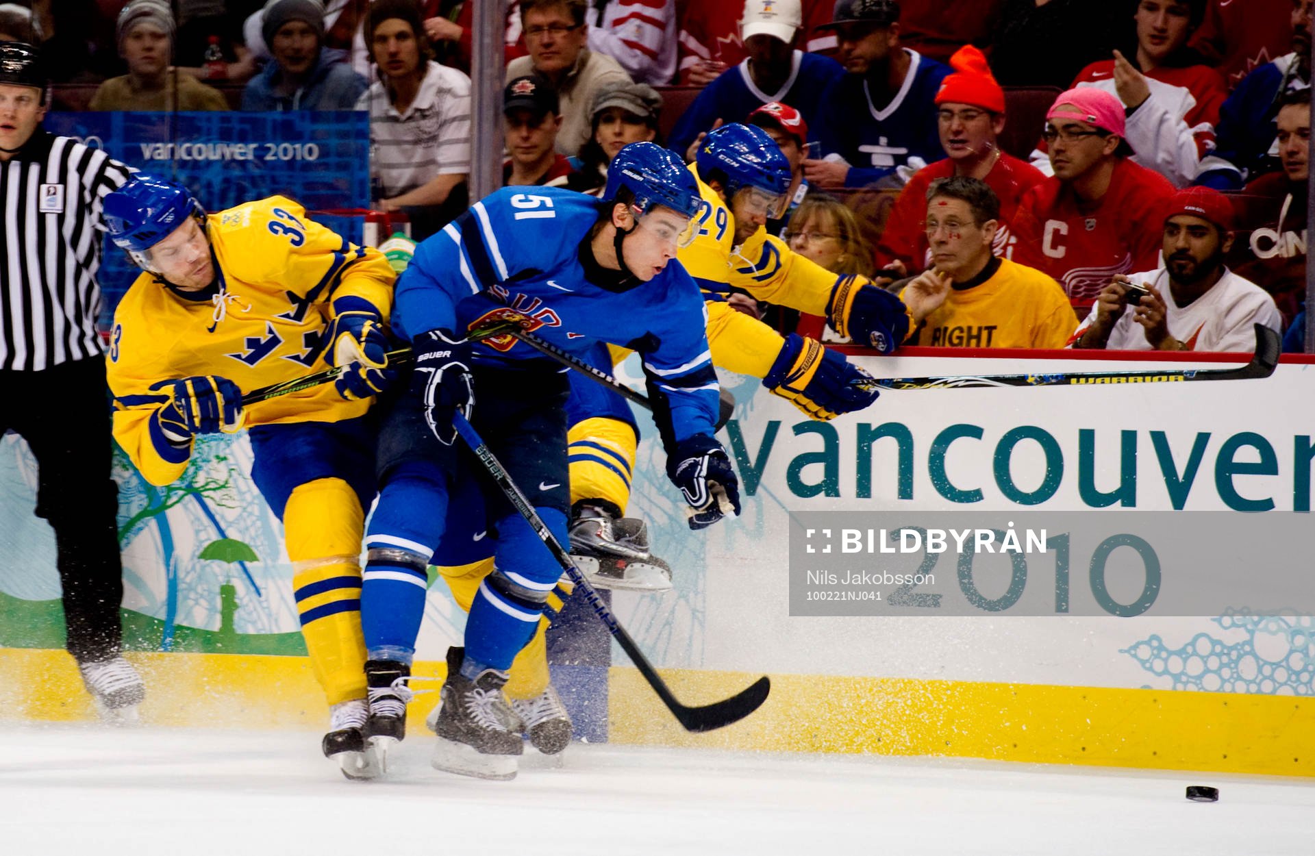 Fredrik Modin, Johnny Oduya, Sverige, Valtteri Filppula,