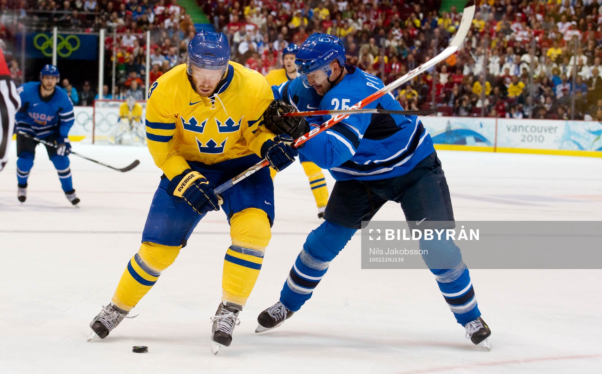 Fredrik Modin, Sverige, Joni Pitkanen, Finland