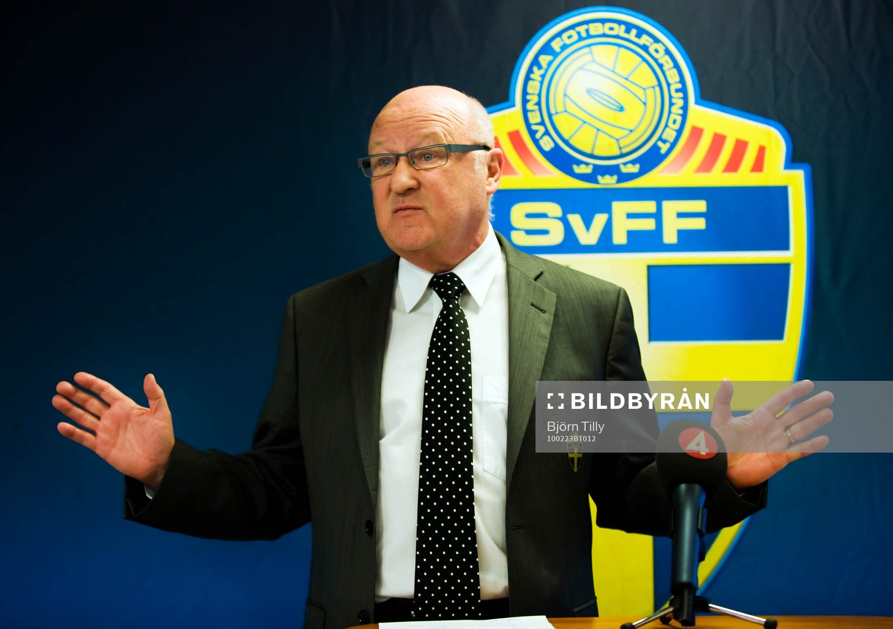 Lars-Åke Lagrell, ordförande, Svenska Fotbollförbundet